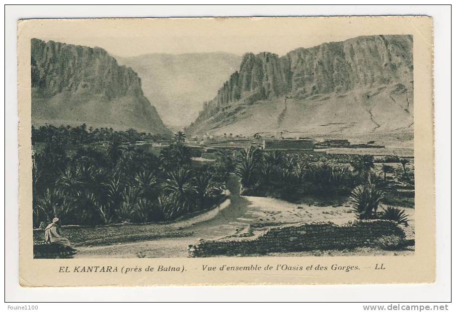 el kantara ( près de batna ) vue d' ensemble