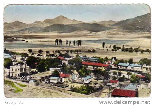 Algérie, Batna, le quartier de la Gare, au fond le Pic des Cèdres