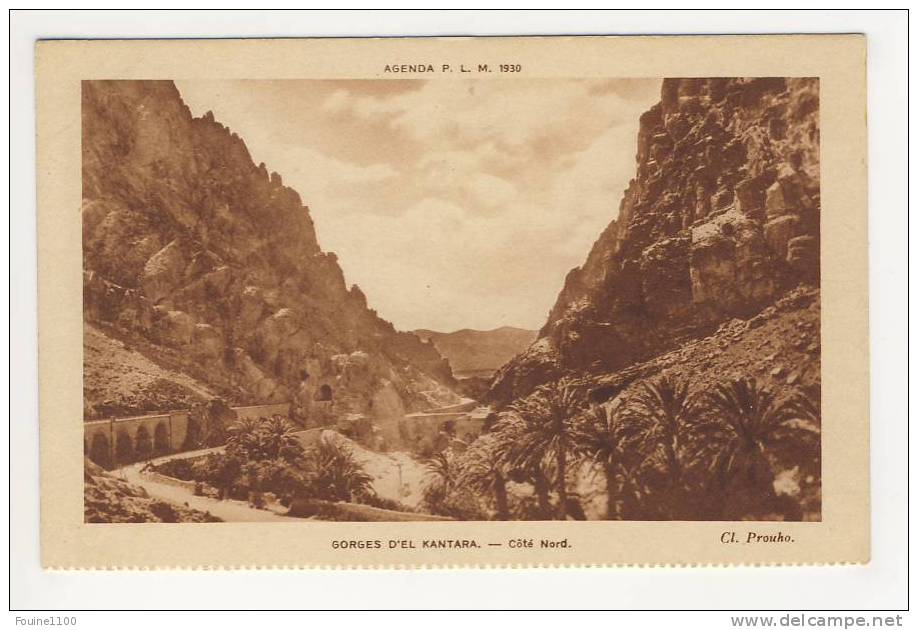 el kantara ( près de batna ) les gorges  côté nord