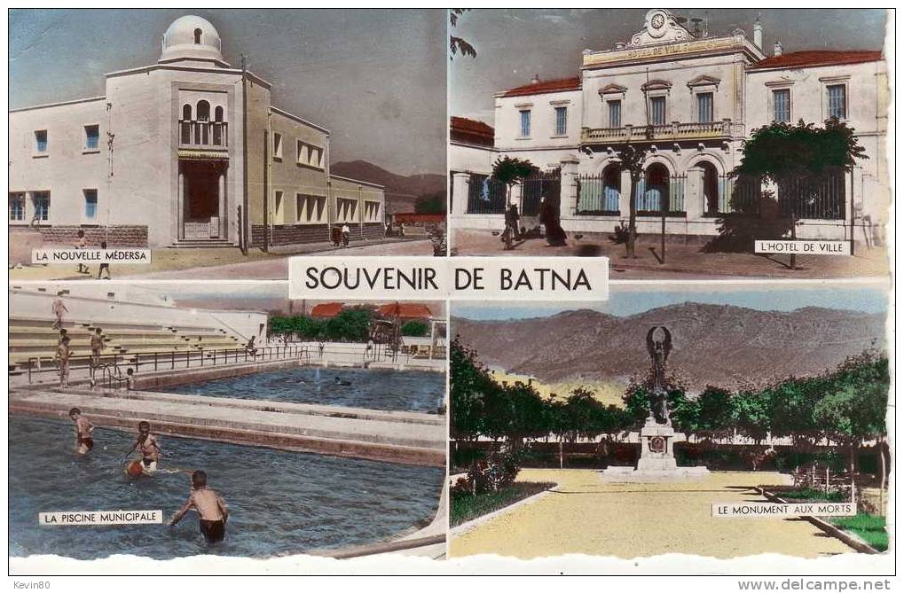 ALGERIE Batna Souvenir de cpsm couleur multivues