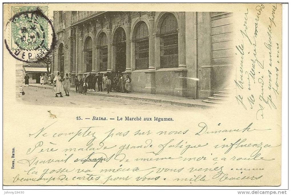 15 - BATNA - LE MARCHE AUX LEGUMES ( Animées )