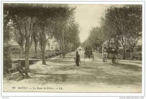 CPA Animée-BATNA--La route de Biskra--