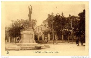 CPA (Réf I079) 7 BATNA (AFRIQUE - ALGÉRIE) Place de la Mairie (animée) (EPA)