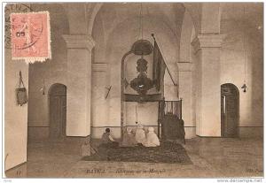 57. BATNA  . INTERIEUR DE LA MOSQUEE