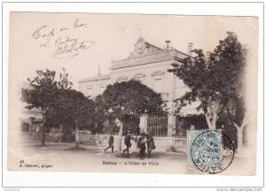ALGERIE- BATNA-L´Hôtel de Ville-animé-voyagé-