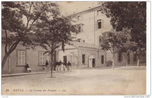 ALGERIE BATNA La caserne des Zouaves cpa animée