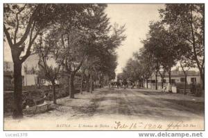 38 / BATNA / L AVENUE DE BISKRA / DOS NON DIVISE 1904