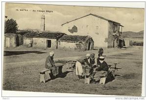 1 cpa batna   au village nègre