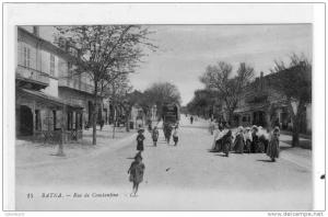 ALGERIE BATNA RUE DE CONSTANTINE ANIMEE