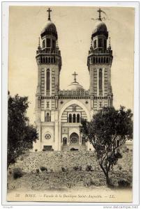 BONE--ANNABA---1912---Faç ade de la Basilique   St Augustin  n° 53   éd  LL