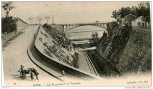 bone la passerelle de la tranchee collection ND 35 belle carte animée