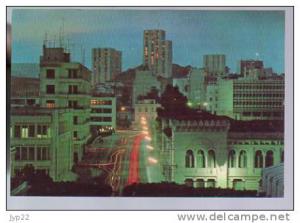 Jolie CP Algérie Souvenir de Annaba - vue de nuit -