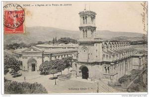 BONE L EGLISE ET LE PALAIS DE JUSTICE