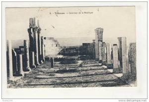 tébessa ( bône ) intérieur de la basilique