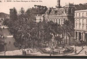 Algérie Bone le cours Bertagna et l´hôtel de ville