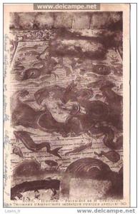 CPA - 77 - BONE HIPPONE - PROPRIETE CHEVILLOT - LE TRIOMPHE D´AMPHITRITE - N. D. - MOSAIQUE PUNIQUE ANTIQUE
