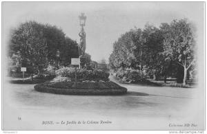 CPA BONE jardin de la colonne Randon