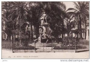 Algerie - 41 Bone - Statue de Bertagna, circule non-nouvelle