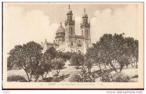 ALGERIE BONE LA BASILIQUE SAINT AUGUSTIN