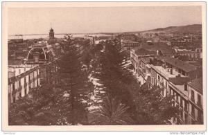 CPA ALGERIE Fêtes Centenaire 1930 BONE Le cours Bertagna