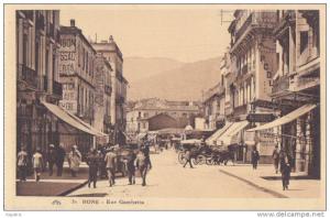 l - Cpa BONE - Rue Gambetta