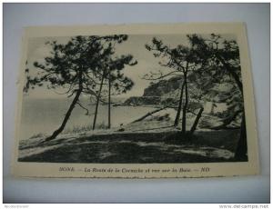 ALGERIE - BONE - LA ROUTE DE LA CORNICHE ET VUE SUR LA BAIE - (EDITION ND. PARIS)