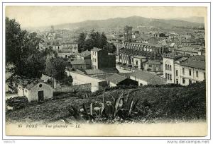 ALGERIE  BONE - VUE GENERALE (LL)