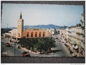 CPSM ALGERIE-BONE-LA GARE-