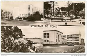 66 - SOUVENIR DE BONE  ( 4 VUES ) ALGERIE - ANNABA