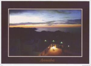 ALGERIE - CP - Annaba - Bône - Coucher de soleil