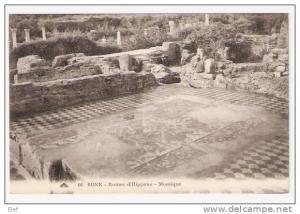 Algérie, BONE  Ruines d´Hippone ; Mosaïque ; TB