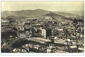 ALGERIE BONE Belle vue Générale du Centre de la Ville CPSM des années 50