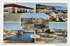 Bône.L'aéroport,vue sur Saint coud ,le port,plage de Saint cloud