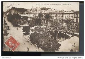 CPA BONE-Le cours Jérome-Bertagna et l'Hôtel de Ville-OCT 417