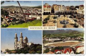 ALGERIE BONE cpa couleur multivues