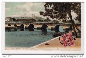 Bône - La Seybouse à Hippône et la Baselique Saint Augustin  1920