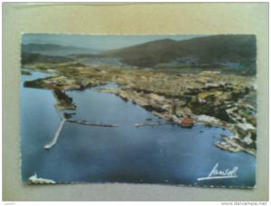 CPSM DE BONE vue aérienne du Port et la Ville