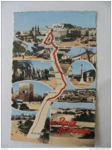 EX COLONIE FRANCAISEALGERIE  BONE à EL-OUED  LA ROUTE DU SAHARA  SUPERBE ! SOUK AHRAS TEBESSA GAMBETTA CLAIREFONTAINE