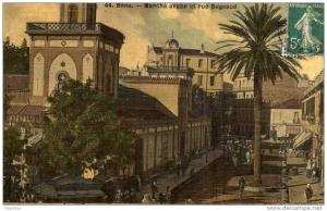 ALGERIE / ALGERIEN   BÔNE  Marche arabe et rue Bugeaud