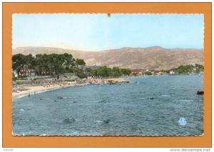 CPSM  ALGÉRIE  -  BONE  -  42  Les Plages Gassiot et Saint-Cloud  (en 1957)