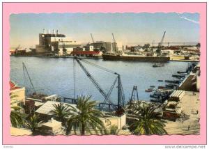 CPSM  -  ALGÉRIE  -  BÔNE  -  175  Le Port  (en 1958)