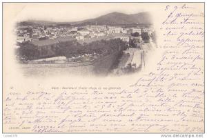 BONE/ BOULEVARD VICTOR HUGO VUE GENERALE / DOS NON DIVISE 1901