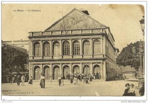 121 - BONE - LE THEATRE ( Animées ) ALGERIE