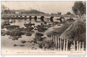 ALGERIE  BÔNE Pont sur la Seybouse vue sur la Basilique .....  ( Ref CH1934 )