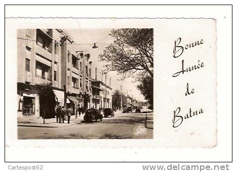 Bonne Année de Batna. Avenue de la République. (Algérie).
