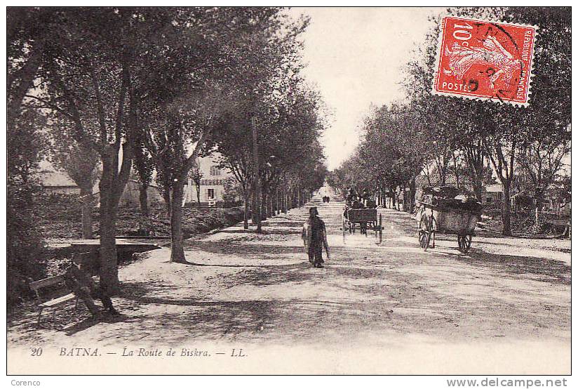 2656    BATNA  la route de biskra  circulée