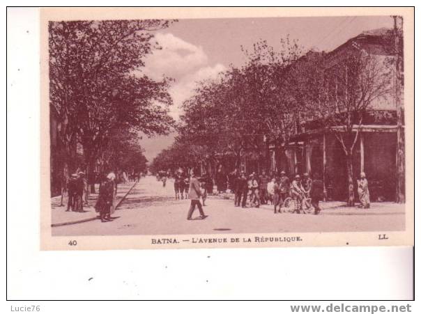 BATNA - L´Avenue de la République   - n° 40