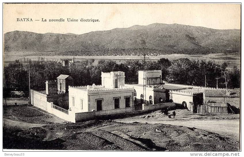 CPA (Réf I082)  BATNA (AFRIQUE - ALGÉRIE) La nouvelle Usine électrique (animée)