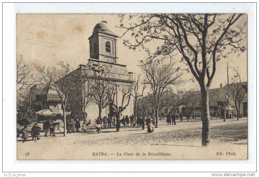 BATNA , LA PLACE DE LA REPUBLIQUE , ANIMATION