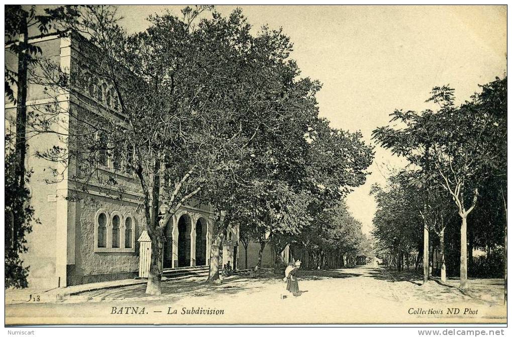 CPA...DE BATNA...ANIMEE...LA SUBDIVISION...